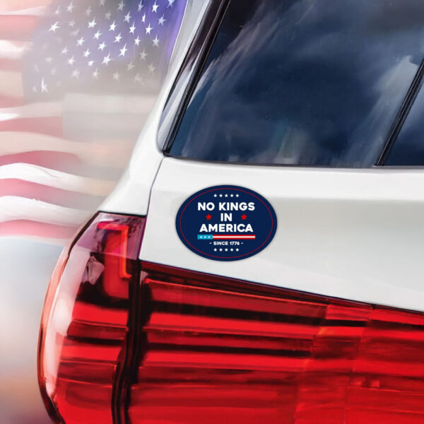 No Kings In America Magnet, Resist Hate Magnet