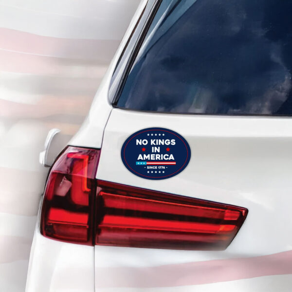 No Kings In America Magnet, Resist Hate Magnet