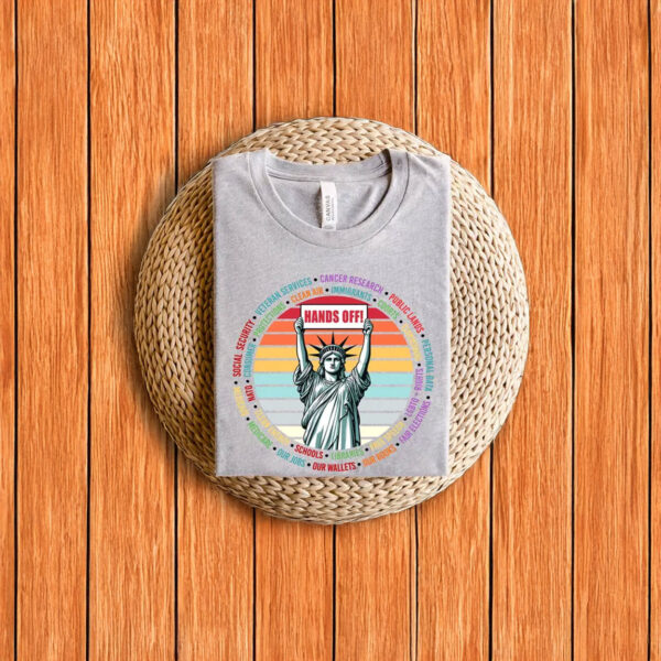 Political Activism Tee, Hands Off Protest Shirt