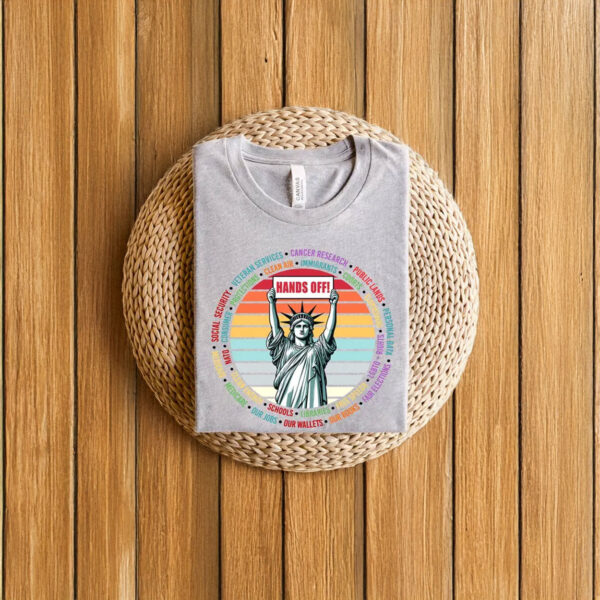 Political Activism Tee, Hands Off Protest Shirt