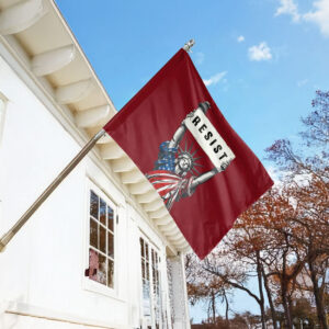 RESIST Flag, Anti Trump Fascist Fascism Persist Insist Repeat, Fuck Donald FDT Flag
