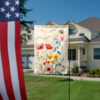 Subtle Fuck Trump Floral Garden Flag