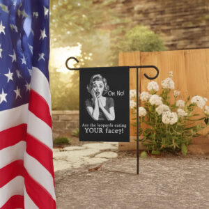 Subtle anti Trump house flag funny political garden Flag